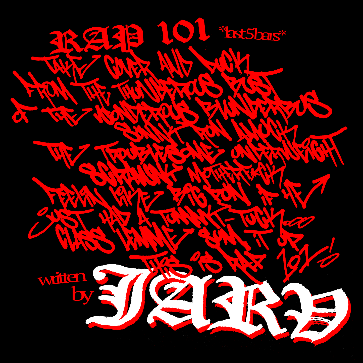 Rap 101 Hoodie (pre-order)